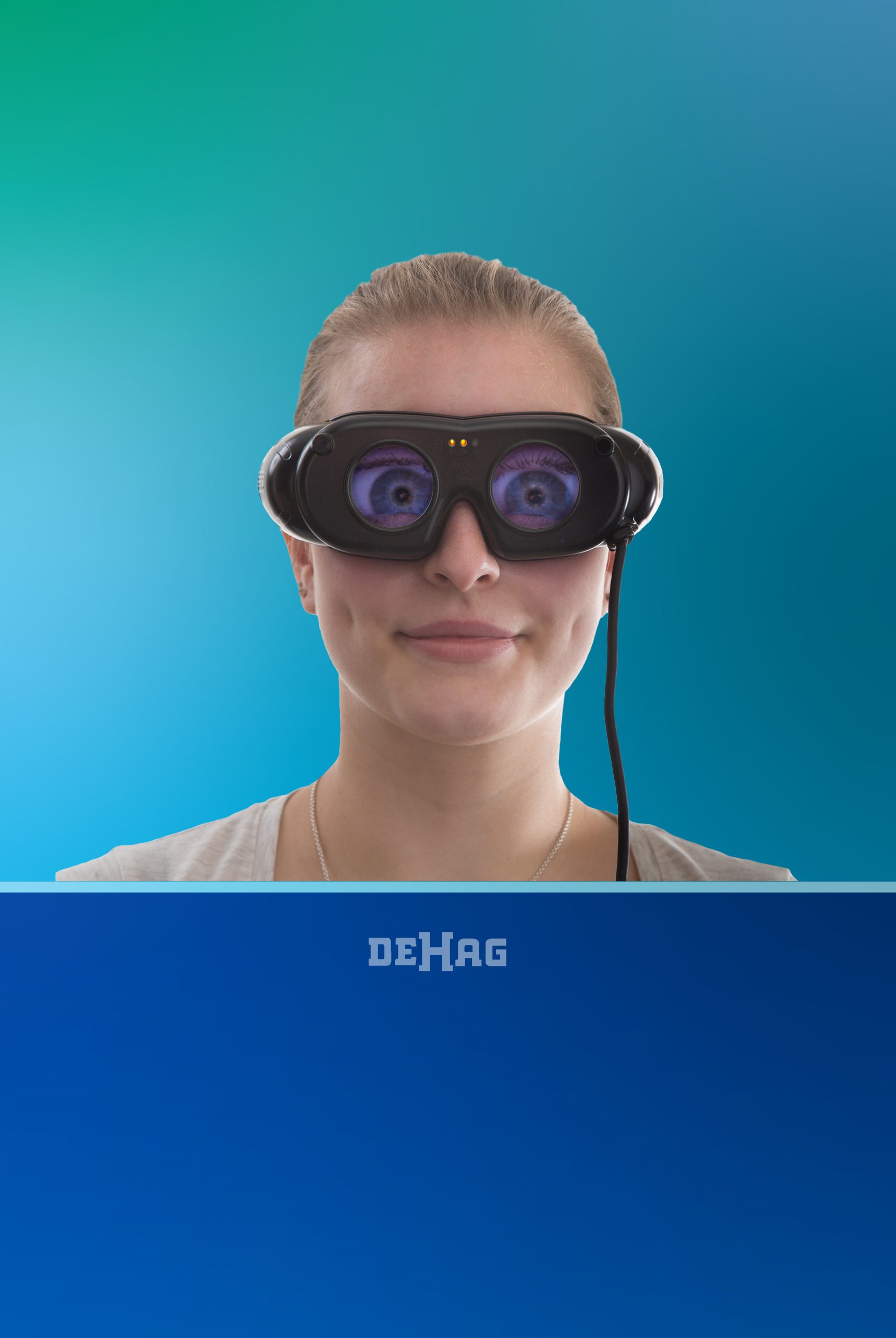 LED nystagmus glasses type 801 DEHAG
